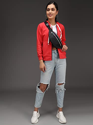 Image of eKools� Women's Fleece Winters Hoodie Sweatshirt Zipper with Pockets (Flee1 Series)