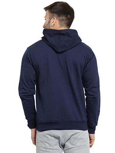 Image of Scott International Men's Solid Cotton Hoodies for Men, Trendy and Comfortable Sweatshirts for Men, Stylish Winter Wear with Hood and Pockets, Fashionable Hooded Sweatshirts