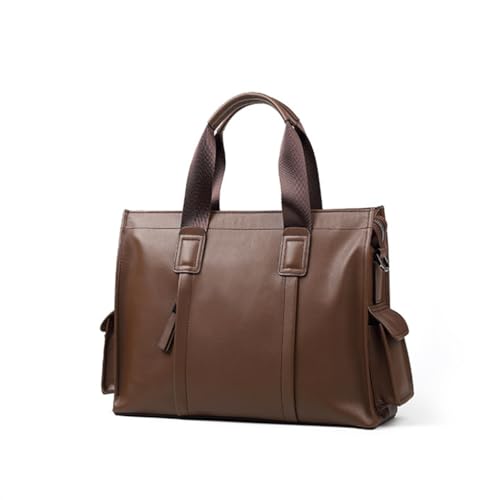 JSEIAJB Genuine Leather Men's Handbag Cowhide Computer Bag 14 Inch Business Large Capacity Crossbody Briefcase2