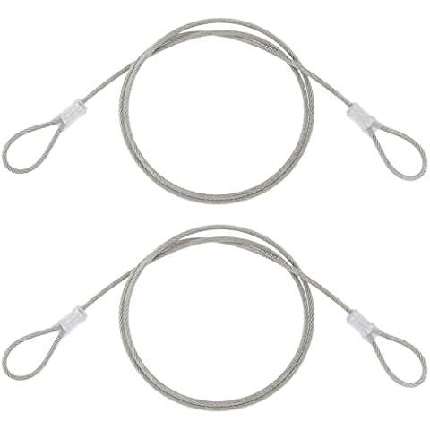 DDHOMIN Double Loop Stainless Steel Lock Cables Cover