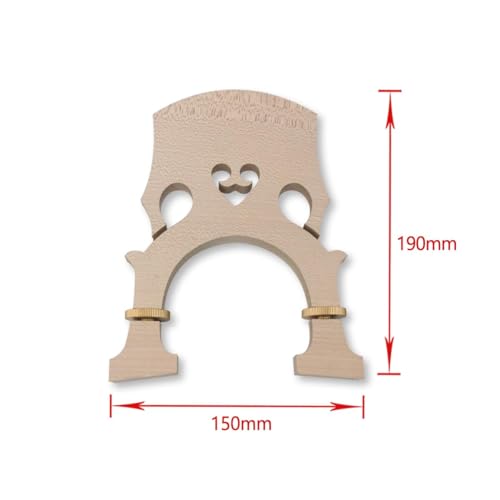 Vetimobato 3/4 Upright Double Bass Bridge Bass Double Bass Accessory Upright Bass Parts (Maple Adjustable)
