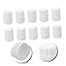 Beavorty 20g Plastic Medicine Bottles 10pcs Refillable Round Storage Containers for Pills and Capsules Portable Medicine Holder for Travel and First Aid