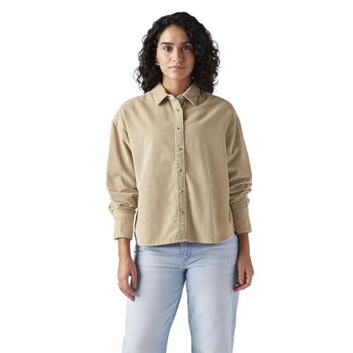 Image of Levi's Women's Solid Relaxed Fit Shirt