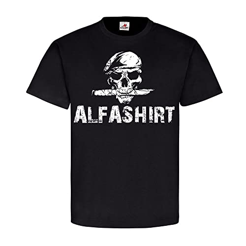 T-shirt combat militaire motif soldat armée noir grande taille XX-Large
