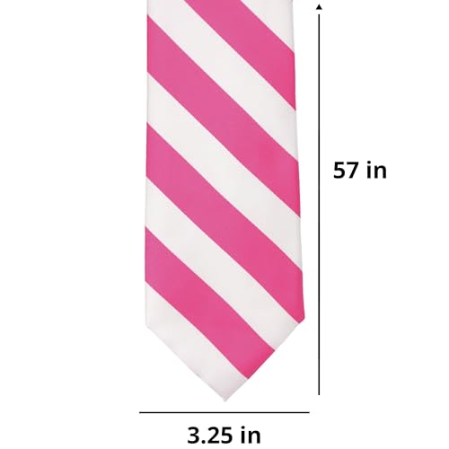 Image of tiemart Men's Striped Tie Standard Length