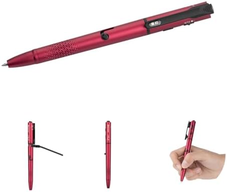 OLIGHT O'Pen 3 4-in-1 Pen Flashlight Wine Red with 3 Ballpoint Refills image 5