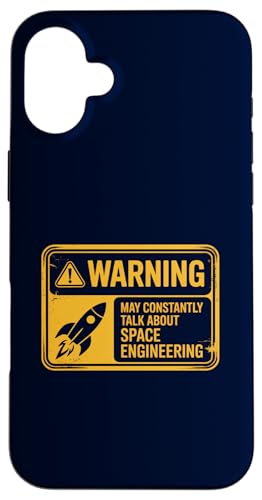 Puede Hablar constantemente sobre la Ciencia de los Cohetes de ingeniería Espacial Carcasa para iPhone 16 Plus
