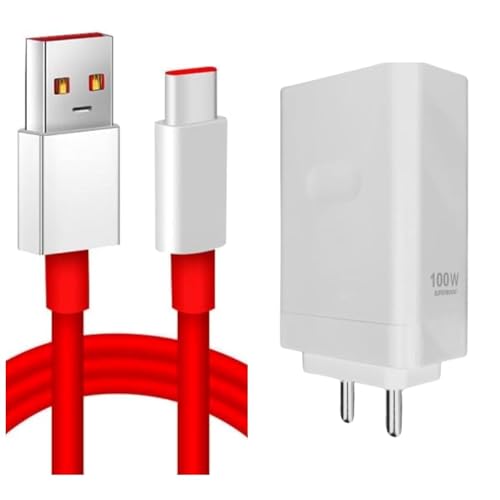 Image of Original Super Fast USB Type C Charger Compatible with Oneplus | 11 Pro, 11 R, Nord CE2, Nord CE 4, Nord CE Lite 5G (Adapter*Cable) | 100W GFR654