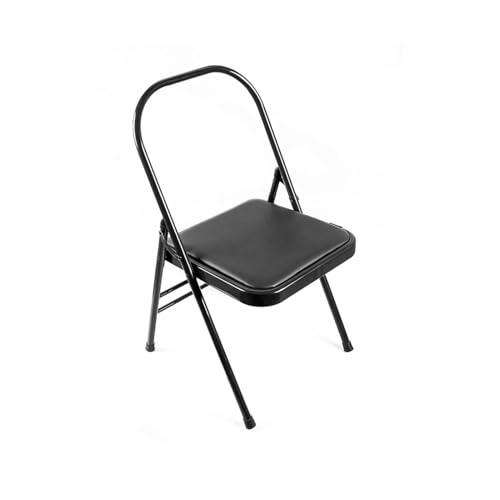 Silla de yoga plegable portátil con respaldo