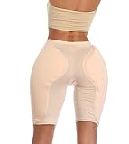 BIMEI 2PS Sponge padded Women Butt Hip Up Padded Enhancer Crossdresser (S, Beige)