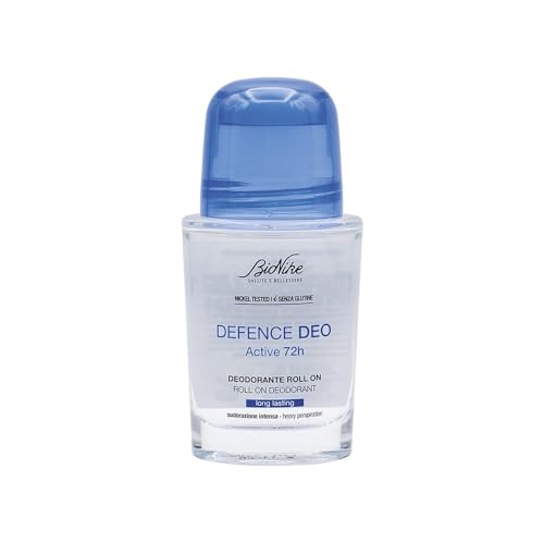 Bionike Defence - Deo Active 72H, Roll-on Deodorante Antitraspirante, Assorbe il Sudore Più Intenso, Dona una Pelle Lenita e Fresca, Dermatologicamente Testato, 50 ml