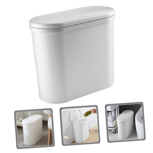 Caneca de basura reutilizable compacta con tapa miniatura 5