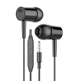 1Pcak Wired in-Ear Earphones, 3.5mm Audio Jack, Clear Sound, Comfortable Fit for Phones, Laptops, Computers