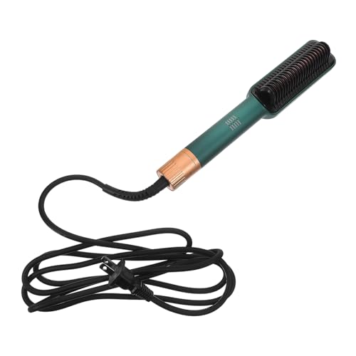 Plancha para el Cabello para Mujeres, Plancha Cerámica Portátil, Herramienta de Estilizado Ajustable en Temperatura, Fácil de Usar, Color Verde miniatura 1