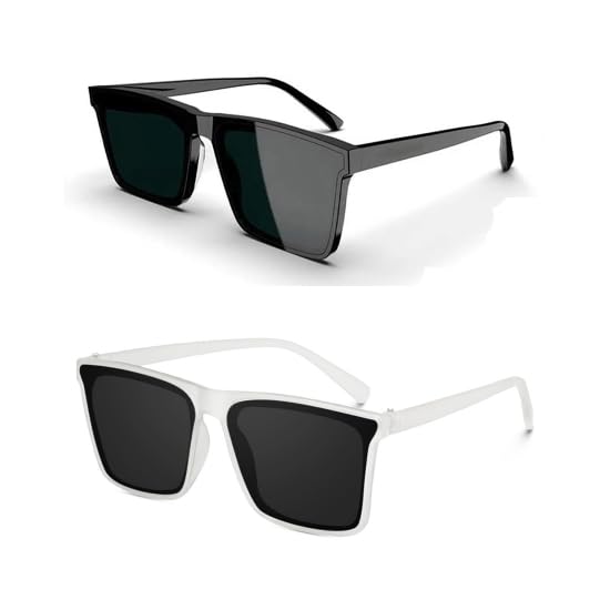 Black retro squre Sunglasses/Goggles For Men's and Women's- UV Protected- Pack of 1-COMBO PACK-picture-23