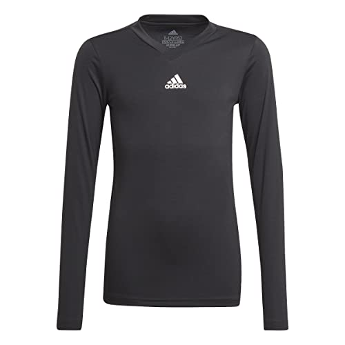 adidas Performance Team Base Top Langarm Kids Dunkel schwarz, 152 Kinder