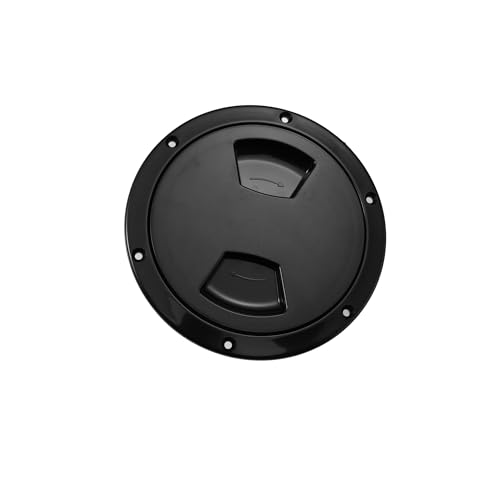 INFINAUTO 5" Boat Inspection Deck Plate Hatch Marine Hatch Deck Plate Black Stylish Design