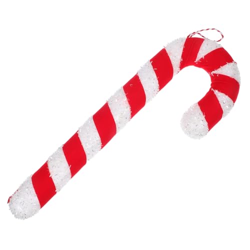 Décoration canne à sucre Noël en mousse pour sapin et fête en intérieur chaleureuse