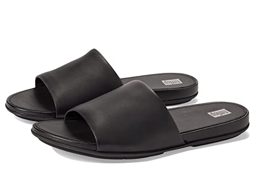 FitFlop womens Gracie Leather Pool Slides