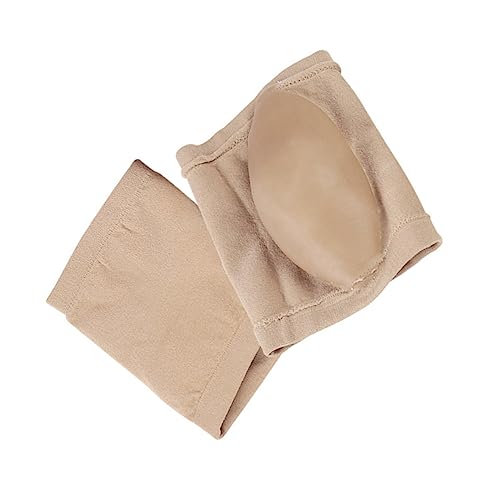 BESTYASH 1 Pair Gel Moisturizing Socks for Dry Cracked Heels Breathable Ankle Socks with Plant Comfortable Foot Protection for Daily Wear Khaki