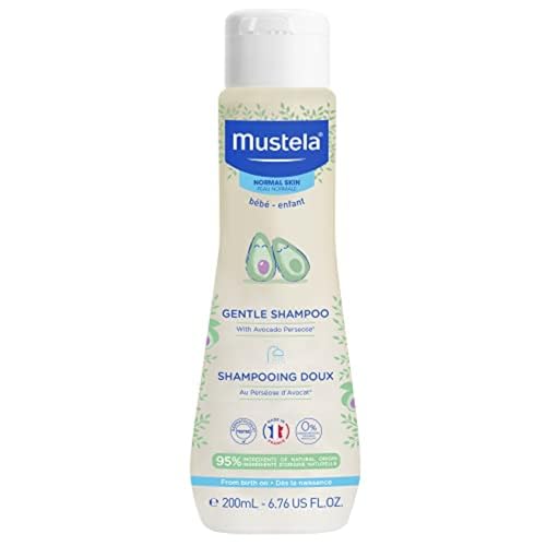 Mustela Baby Gentle Shampoo with Natural Avocado - Hair Care for Kids of all Ages & Hair Types -...