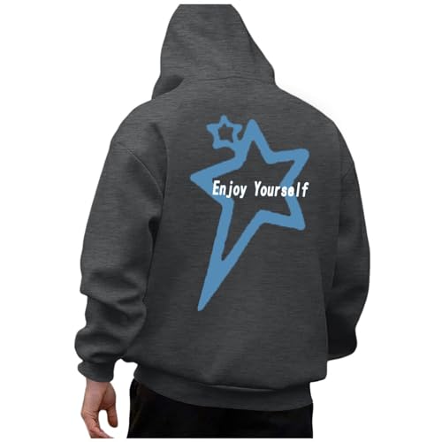 Sweat à capuche homme chaud contre le froid avec poche graphique