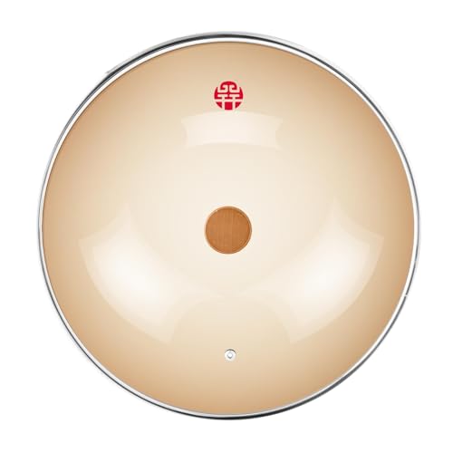 WANGYUANJI Round Tempered Glass Lid - Versatile Glass Lid for 14.2 Inch Skillets, Pans, and Dutch Ovens - 14.2 inch