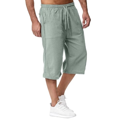 Pantalon court 3/4 en lin : oubliez la chaleur avec ce bermuda aéré et léger
