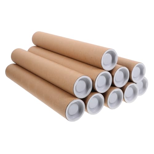 Catálogo para Comprar On-line Tubos portaláminas - 5 favoritos. 40 LOORGVEL 10 Piezas Tubo de Cartón Kraft para Almacenamiento y Envío de Pósteres con Tapa Resistente y para Transporte Seguro de Arte y Dibujos