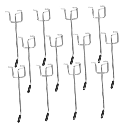 Alipis 25 Pack Peg Board Hooks Supermarket Display Hooks Sturdy Iron for Home Supermarket