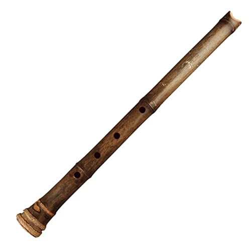 Zsedp E Key 5 Holes Shakuhachi Wooden Musical Instruments 1.6 Feet Vertical Flute With Root Woodwind Instrument #TOP26