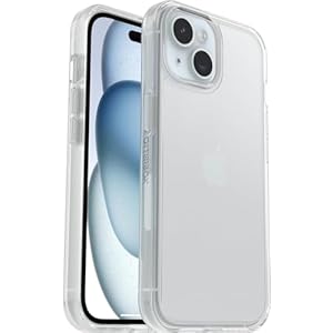 OtterBox SYMMETRY SERIES Case for iPhone 15, iPhone 14 and iPhone 13 – Clear