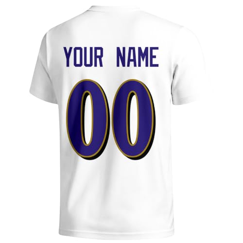 Image of ANTKING T Shirt Custom Short Sleeves for Men Women Youth | Crew Neck T Shirt with Custom Name Number Gift
