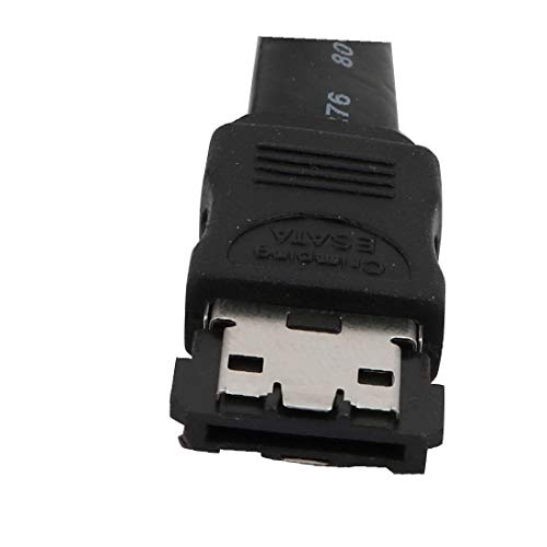 Cable SATA 7 Terminales Hembra a Hembra 1 m Negro miniatura 2
