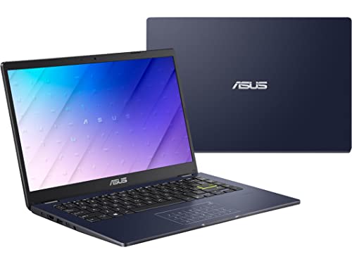 Asus 2022 14" Hd Laptop, Intel Celeron N4020 Processor, 4Gb Ram, 128Gb Emmc Flash Memory, Intel Hd Graphics 500, Hd Webcam, Windows 11 Home, Star Black, 32Gb Snowbell Usb Card #TOP6