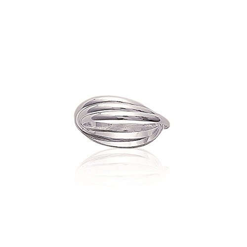 Alliance 3 anneaux argent massif 925 bague de tous les jours taille 56 mixte