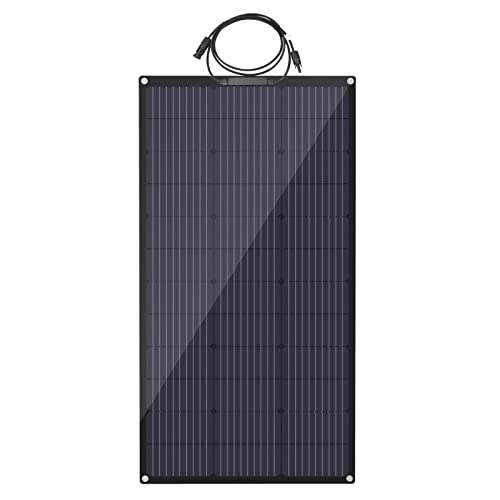 ソーラーパネル 100W 20V フレキシブル 単結晶太陽光パネル 充電 バッテリー ETFE 曲げ可能 30度湾曲可能 軽量 車中泊 野外 災害対策 変換効率21% 超高効率 超薄型 超軽量 地震停電 防災予備品 車中泊 船 キャンプ 非常用 鳩目付き LVYUAN