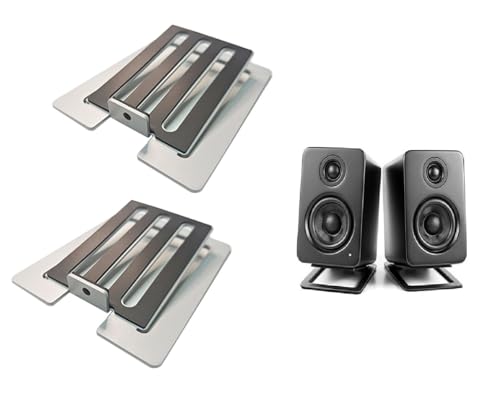 Supports d'enceintes de bureau inclinés U-Z2 pour petit haut-parleur et studio