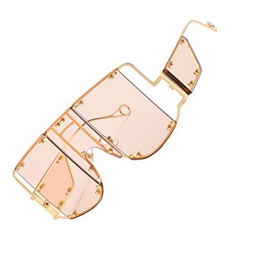 GALPADA Unique Shape Punk Sunglasses Stylish Fashion Party Glasses Lightweight and Durable