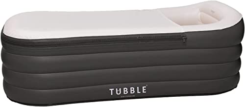 Tubble® Opblaasbare badkuip voor volwassenen, nieuwe verbeterde versie, 200/255 liter, nieuw model en veel sterkere ritssluiting