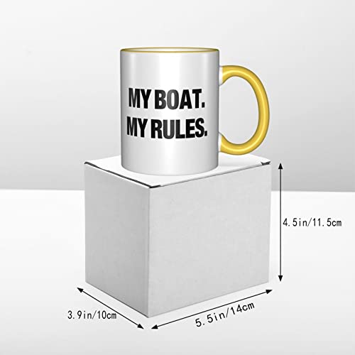 Taza de barco regalo de capitán My Boat My Rules Taza de regalo de barco regalo de barco taza de capitán taza de… - Imagen 7