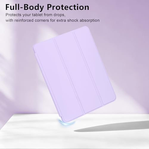 Image of RAYMCRAFT for iPad (A16) 11th Generation Case 11 Inch 2025, for iPad 10th Generation Case 10.9 Inch 2022, Slim Stand Protective Cover with Pencil Holder, Purple