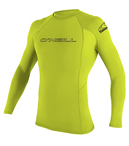 O'Neill Wetsuits Herren Uv Schutz basic skins L/S crew Lime, XL
