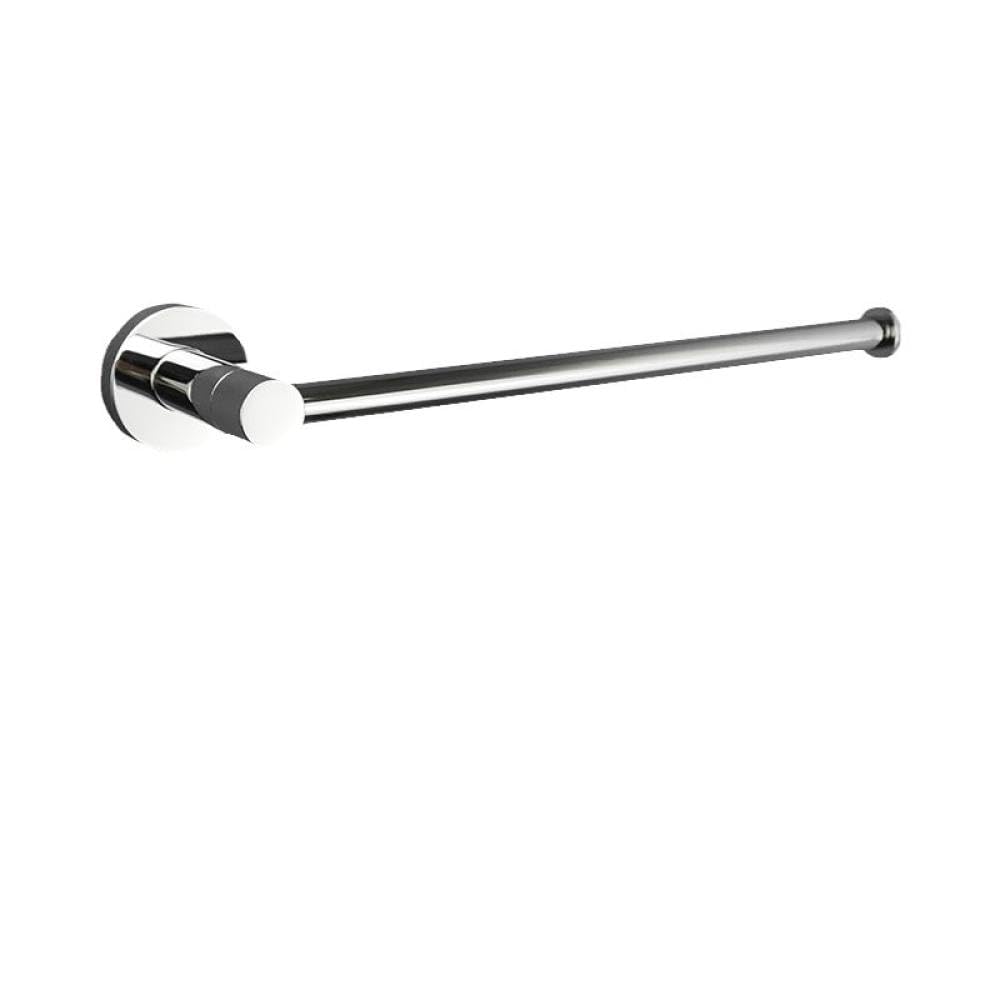 Tyuhduyur Chrome Bathroom Hardware Sets Stainless Steel Toilet Brush Holder Wc Roll Paper Towel Bar Shelf Shower Soap Dish Wall Robe Hooks,Paper Holder A (Towel Ring B)