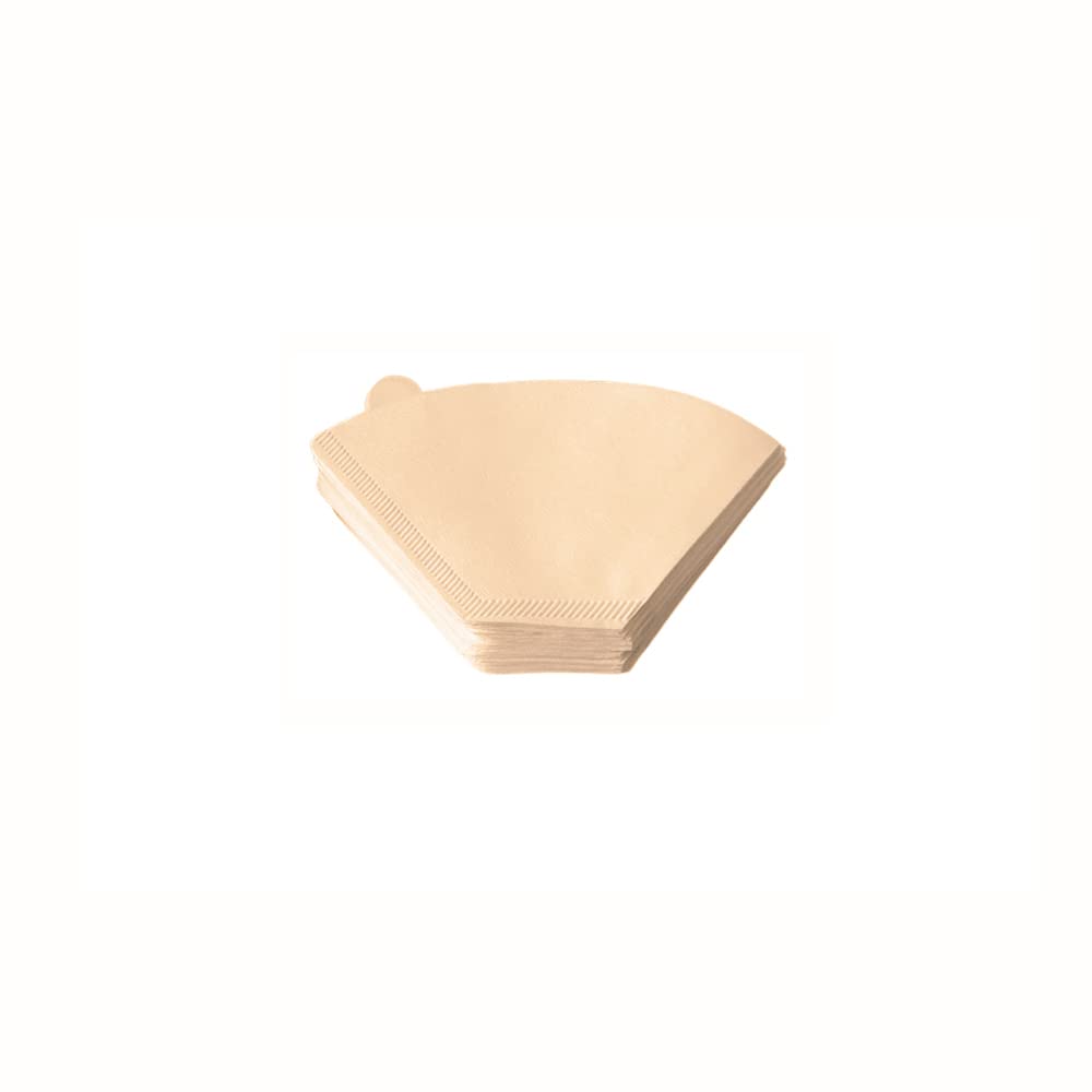 100 Coffee Filter Papers, Compatible for Size 02 by EDESIA ESPRESS, U01 Brown