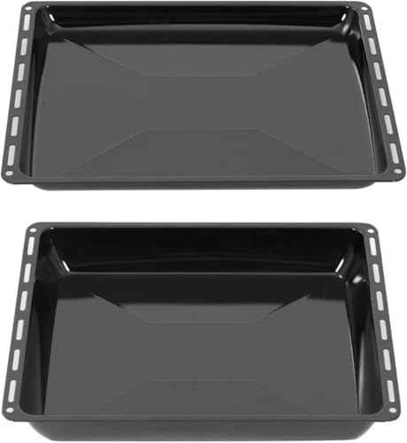 ICQN Backblech Set 455 × 375 × 30 & 60 mm Extra Tiefe, Kompatibel mit Bosch, Siemens, Constructa...