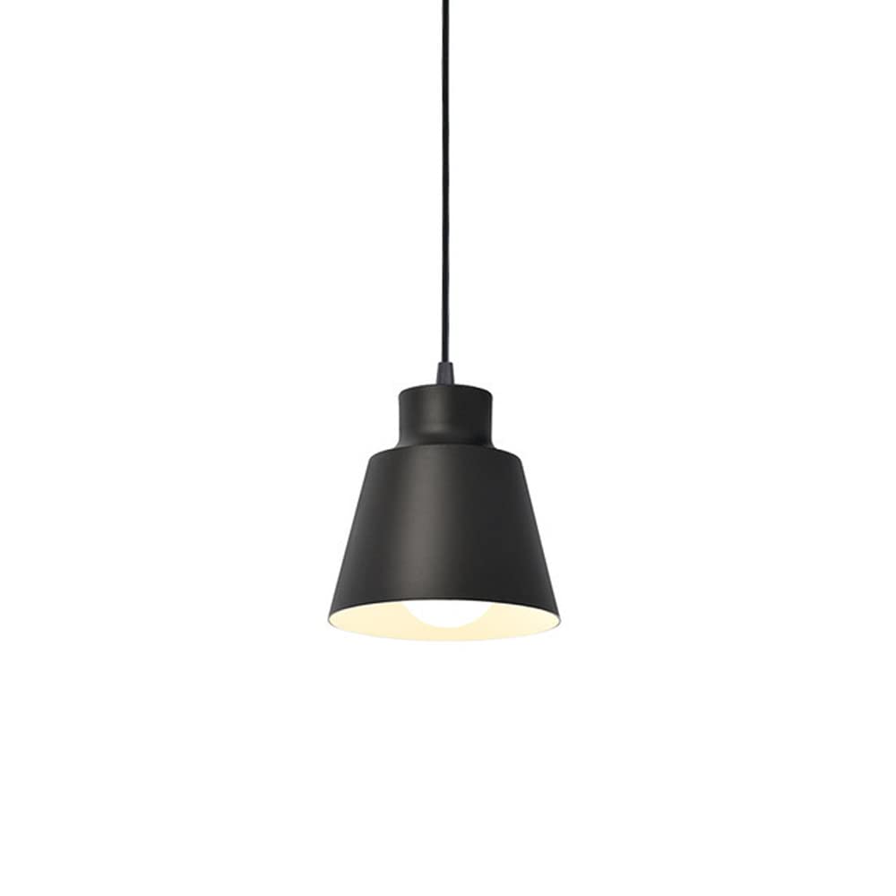 Lustre lampe suspendue E27 en fer coloré pour éclairage intérieur de style moderne