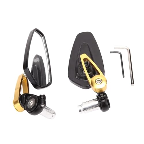 Motocicleta Espejo Retrovisor Espejos De Extremo De Barra De Mango De 7/8 'y 22mm para Z250 Z300 Z750 Z750S Z800 Z900 Z1000 Espejo Retrovisor Extremo De Manillar Retroviseur Moto