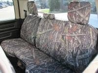 Durafit Seat Covers Made for 2012-2019 1500-3500 and The 2020-2021 Classic Dodge Ram Rear Solid Bench seat with 3 headrests, 1 Small headrest in Middle with Indent in Middle of seat Bottom