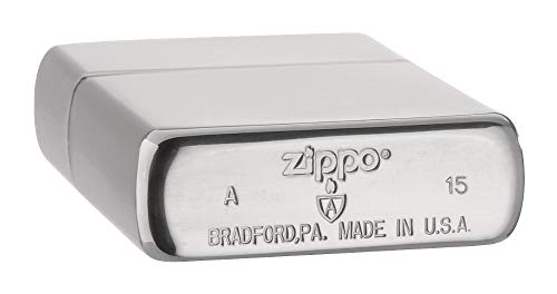 Encendedor Brushed Chrome Zippo miniatura 6